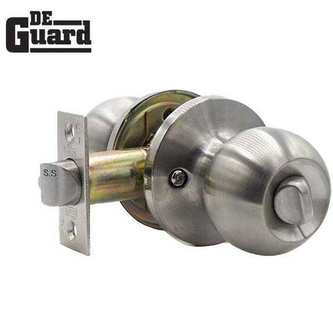 5 x Premium Combo Lockset - Stainless Steel - Entrance - Grade 3 - KW1 (Pack of 5)